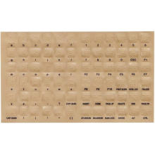 Pegatizas de teclado Braille para discapacidad visual